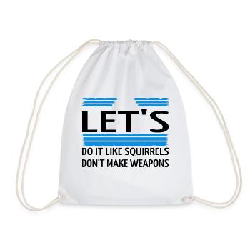 blagues cool géniales paix pour paris dictons hippie - Sac de sport léger - blanc - Devant