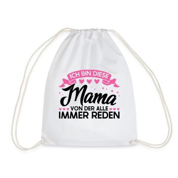Mutter Familie Mütter Geschenk - Turnbeutel - Weiß - Vorne
