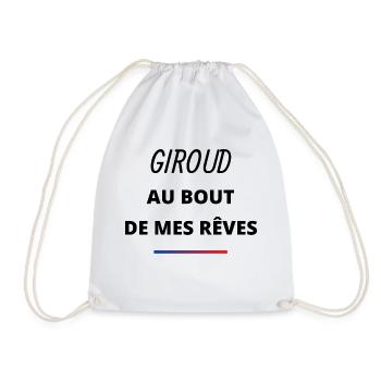 GIROUD AU BOUT DE MES RÊVES - Sac de sport léger - blanc - Devant