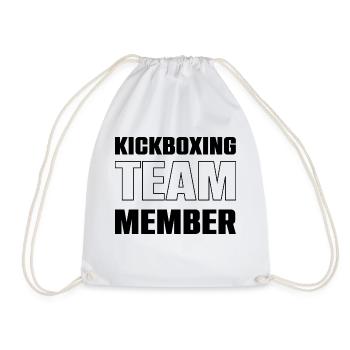 Équipe de kickboxing - Sac de sport léger - blanc - Devant