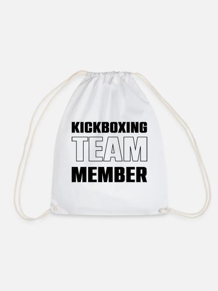 Kickboxing Team - Turnbeutel - Weiß