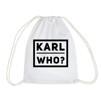 Karl who? - Turnbeutel - Weiß - Vorne