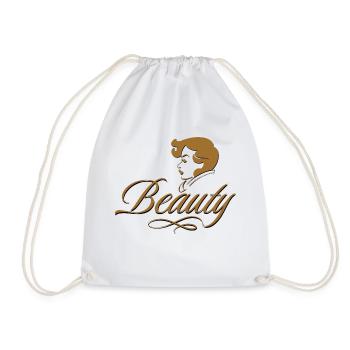 Beauty - Drawstring Bag - white - Front