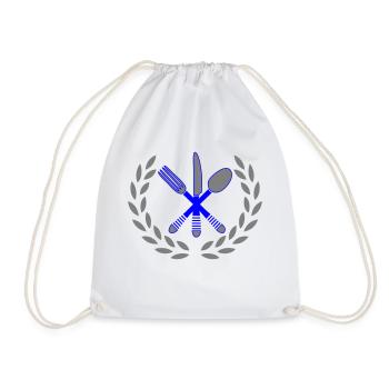 Cuisine couverts - Sac de sport léger - blanc - Devant