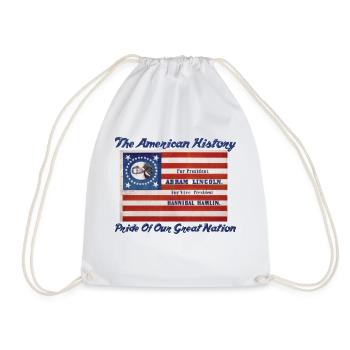The American History - Turnbeutel - Weiß - Vorne