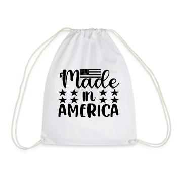 Made In America - Turnbeutel - Weiß - Vorne