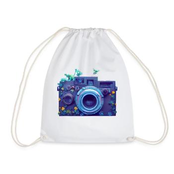 Photographer Camera Photographers Funny Photography - Drawstring Bag - white - Front