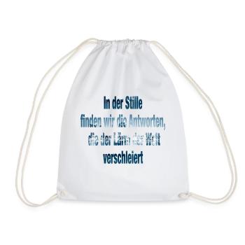 In der Stille - Turnbeutel - Weiß - Vorne