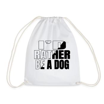 beagle lovers birthday present animal rights quote - Turnbeutel - Weiß - Vorne