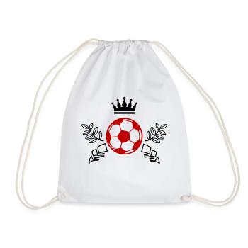 Soccer Icon - Drawstring Bag - white - Front