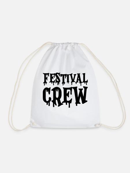 festival crew - Turnbeutel - Weiß