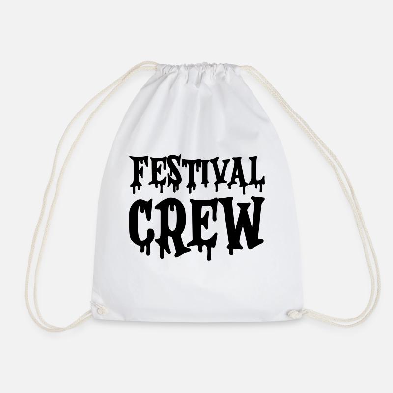 festival crew - Turnbeutel - Weiß