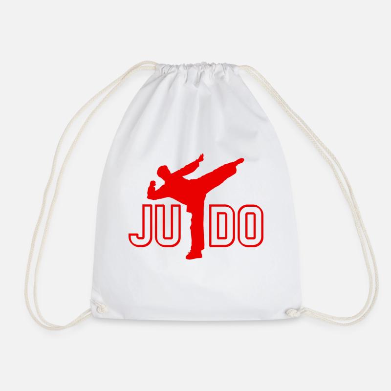 Judo - Judo-Geschenkidee - Turnbeutel - Weiß