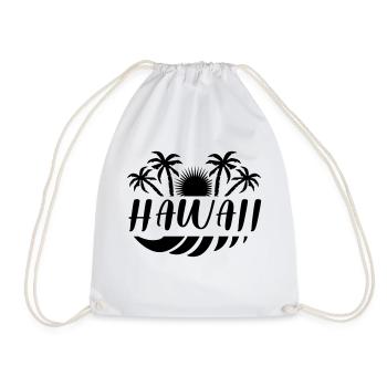 Hawaï - Sac de sport léger - blanc - Devant