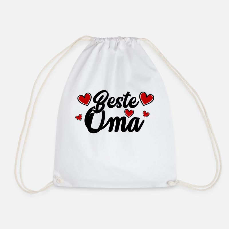 beste oma - Turnbeutel - Weiß