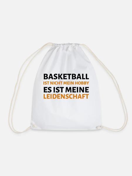 Basketball - Turnbeutel - Weiß