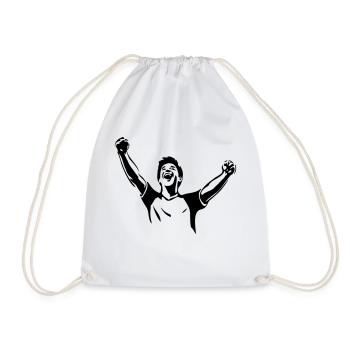 Football Fan - Drawstring Bag - white - Front