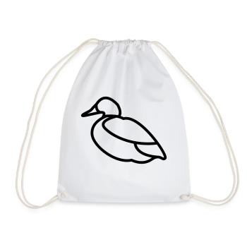 Canard - Sac de sport léger - blanc - Devant