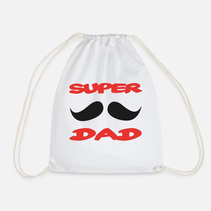 Super-Papa - Turnbeutel - Weiß