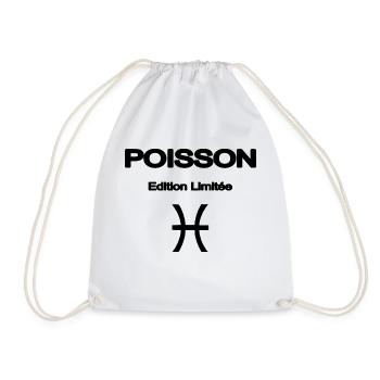 POISSON ELEGANT CADEAU ZODIAQUE EDITION LIMITEE - Sac de sport léger - blanc - Devant