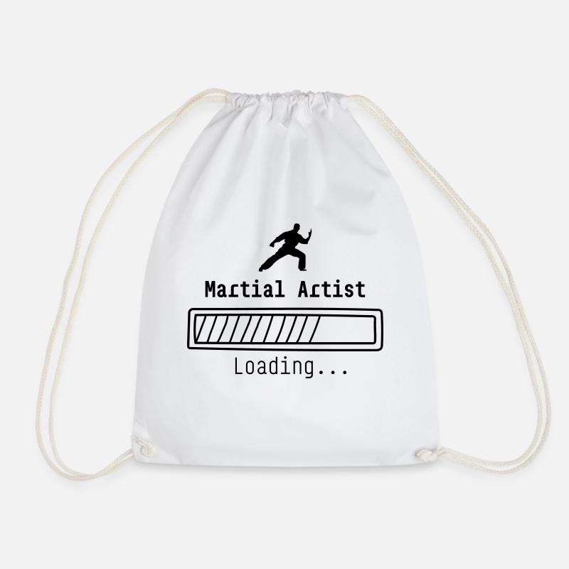 Martial Artist Loading - Turnbeutel - Weiß