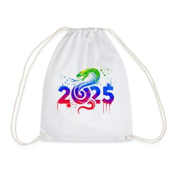 Fantasy Dragon Anime Dragon Head Myth Reptile Snake - Drawstring Bag - white - Front