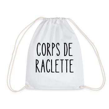 corps de raclette - Sac de sport léger - blanc - Devant
