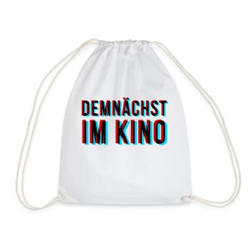 Demnächst im Kino - Turnbeutel - Weiß - Vorne