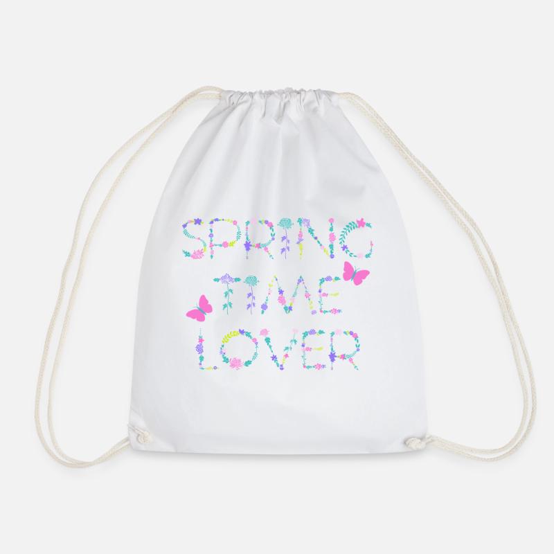 Springtime Lover - Turnbeutel - Weiß
