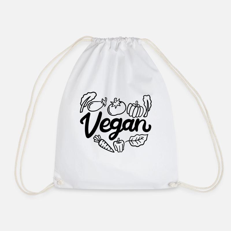 VEGAN - Turnbeutel - Weiß
