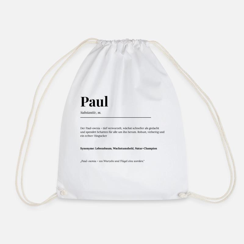 Paul - Turnbeutel - Weiß