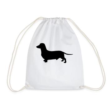 dackel - Sac de sport léger - blanc - Devant