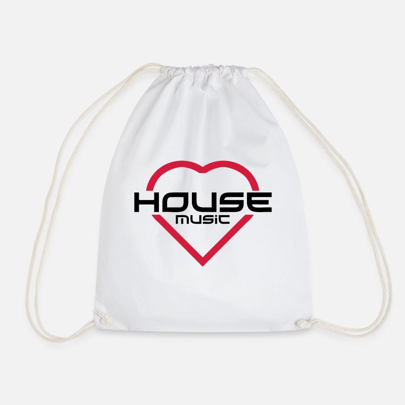 Housemusik - Turnbeutel - Weiß
