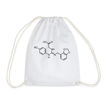 lugduname sweeter than sugar - Drawstring Bag - white - Front