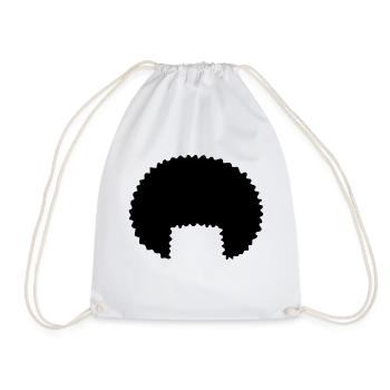 Afrolook - Drawstring Bag - white - Front