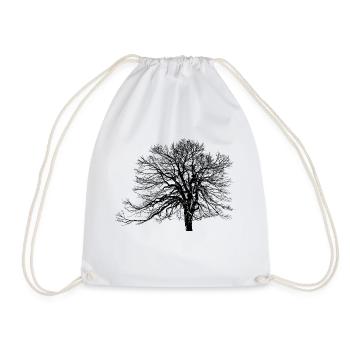 Arbre - La nature - Sac de sport léger - blanc - Devant