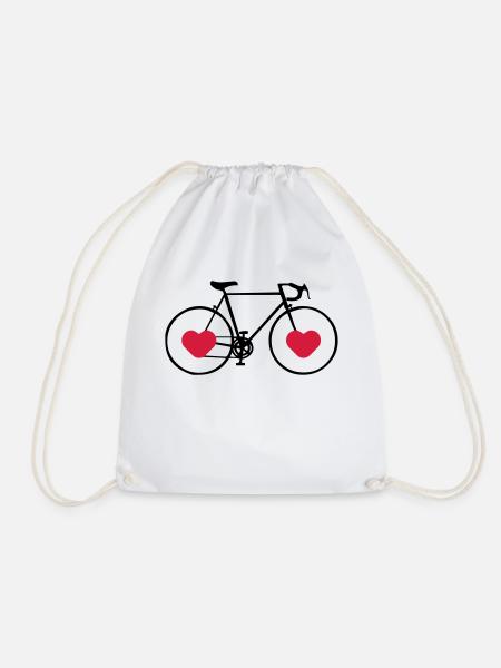 Vélo vélo amour - Sac de sport léger - blanc