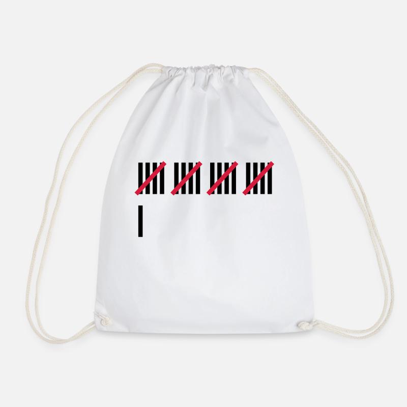 21st Birthday - Drawstring Bag - white