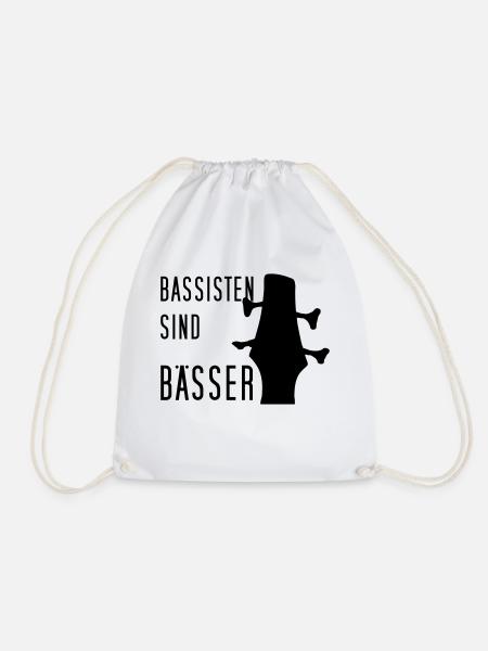 Bassisten sind bässer! - Ibanez E-Bass - Turnbeutel - Weiß