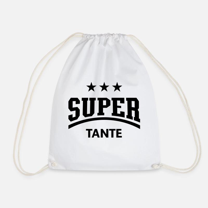Super Tante - Turnbeutel - Weiß