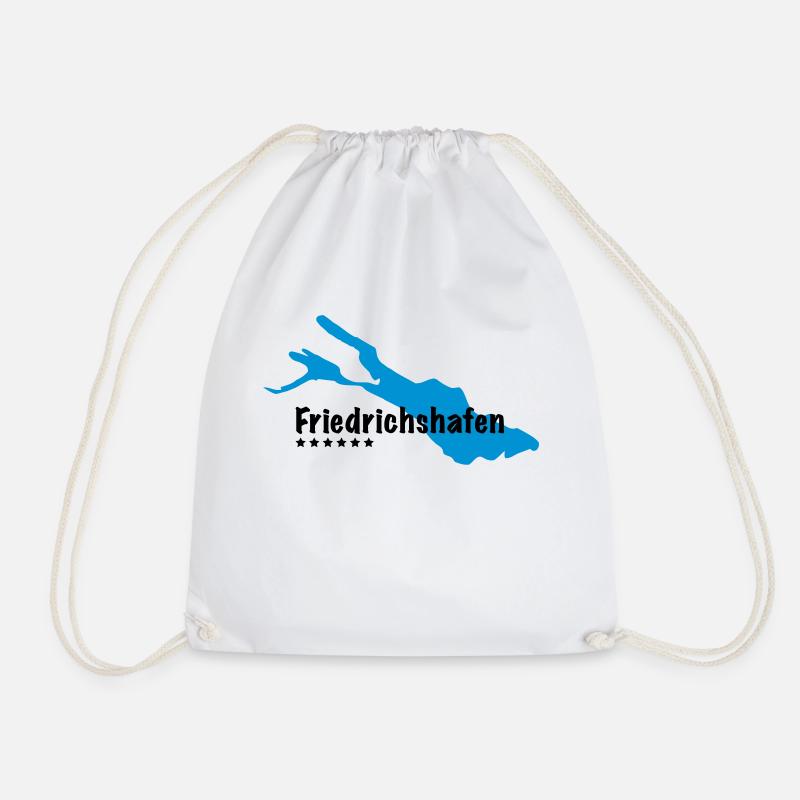 Friedrichshafen Bodensee - Drawstring Bag - white