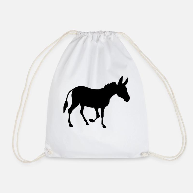 Âne - Sac de sport léger - blanc