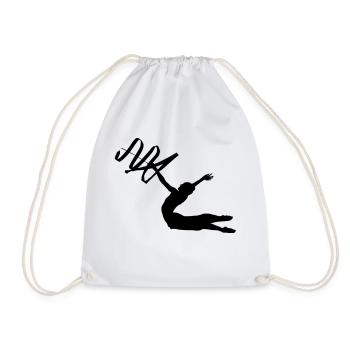 Rhythmic Gymnastics 3 - Drawstring Bag - white - Front