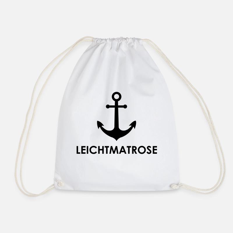 ordinary seaman - Drawstring Bag - white