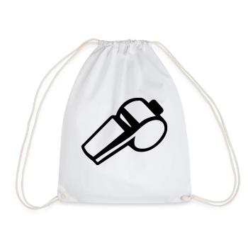 Thunderer whistle - Drawstring Bag - white - Front