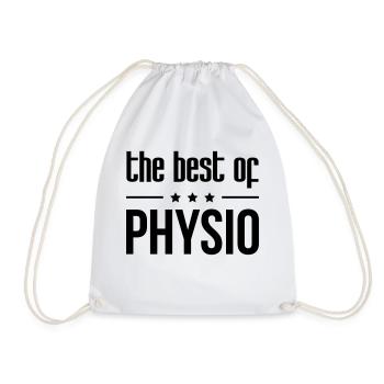 the best of Physio - Drawstring Bag - white - Front