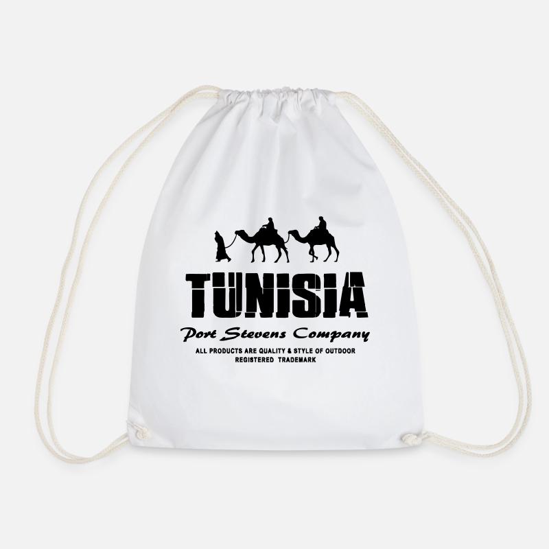Tunesien - Tunisia - Turnbeutel - Weiß