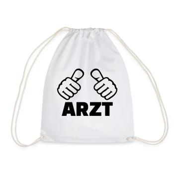 Arzt - Turnbeutel - Weiß - Vorne