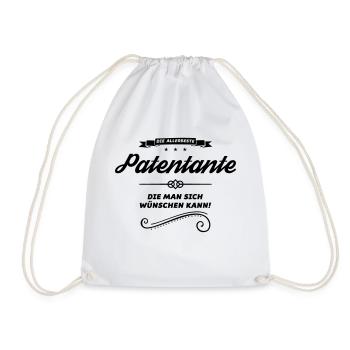 patentante allerbeste design - Turnbeutel - Weiß - Vorne