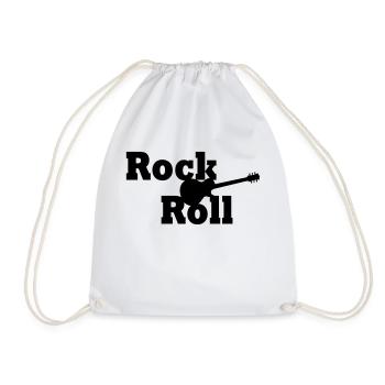 Rock and roll - Sac de sport léger - blanc - Devant